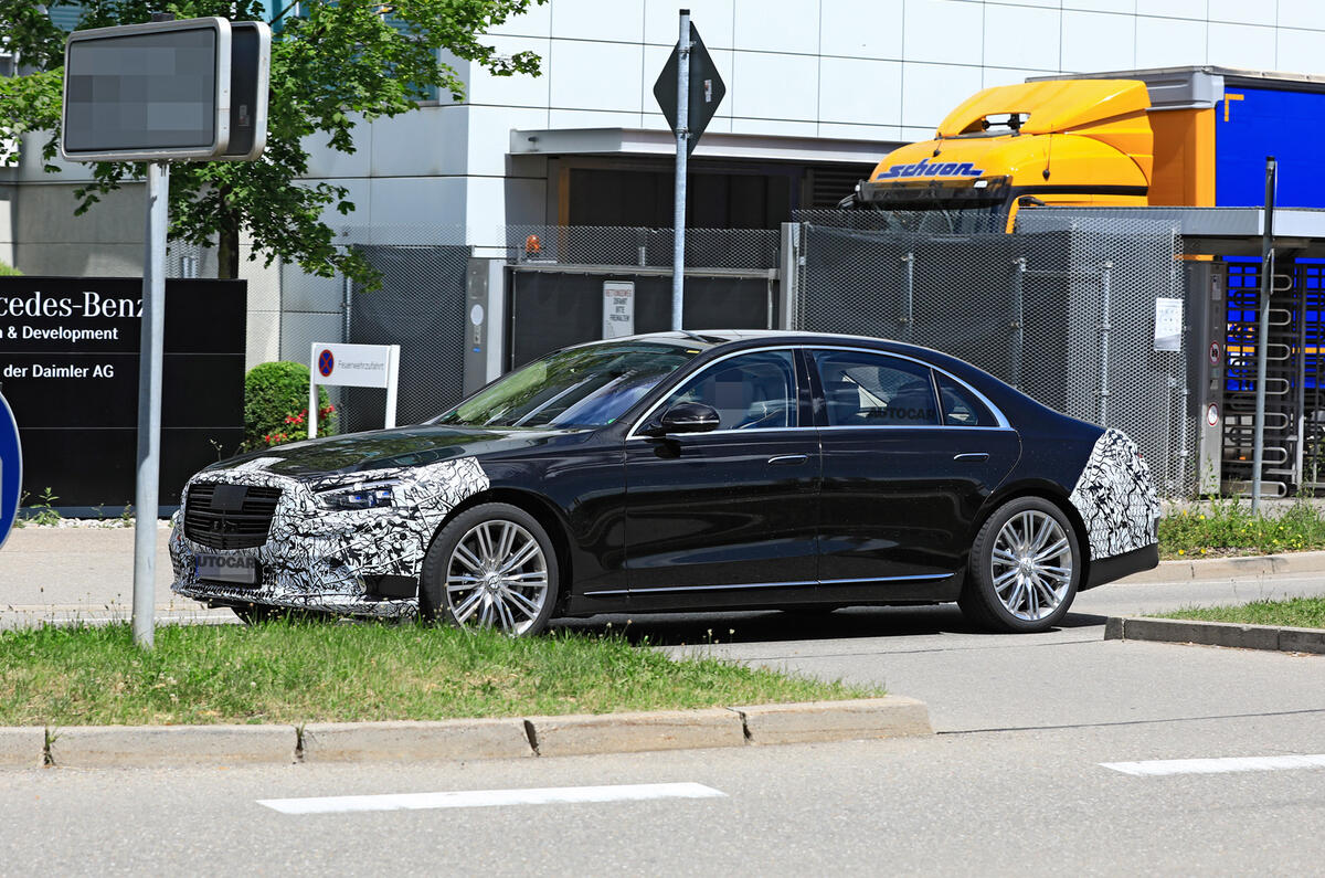 2021 Mercedes-Benz S-Class prototype 2021 Mercedes-Benz S-Class prototype