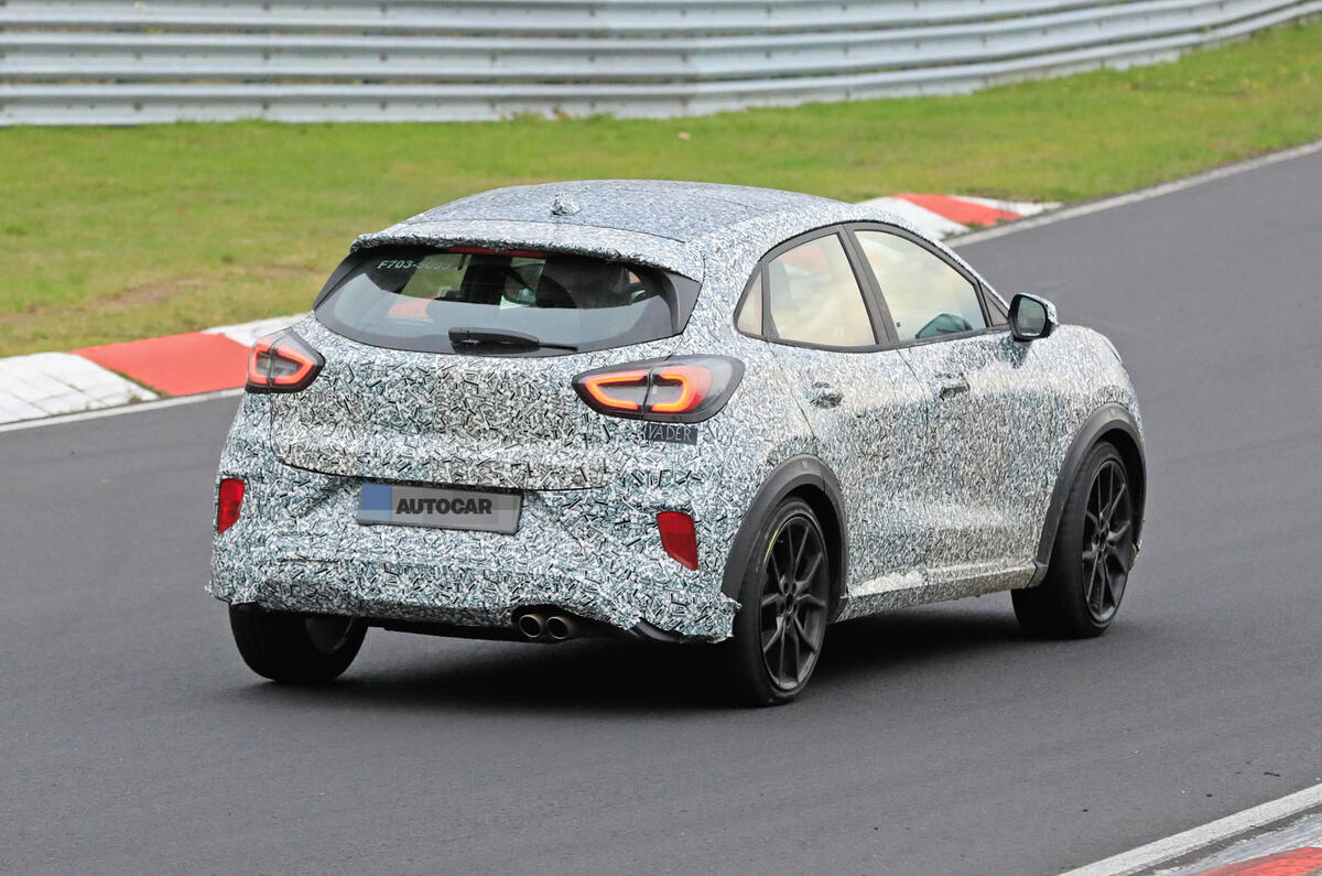 2020 Ford Puma ST prototype at Nurburgring