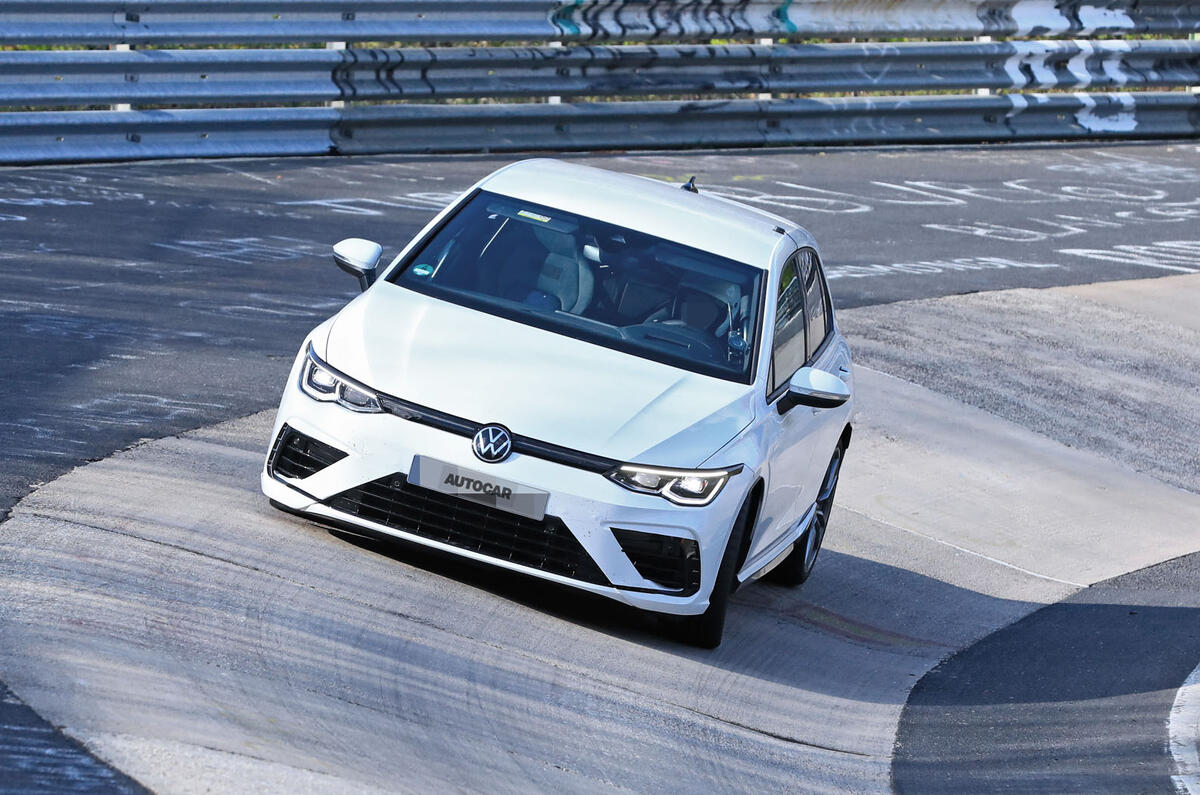 2020 Volkswagen Golf R prototype at Nurburgring 2020 Volkswagen Golf R prototype at Nurburgring