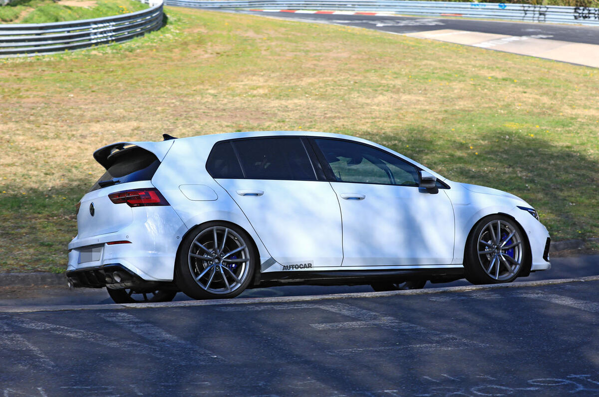2020 Volkswagen Golf R prototype at Nurburgring 2020 Volkswagen Golf R prototype at Nurburgring