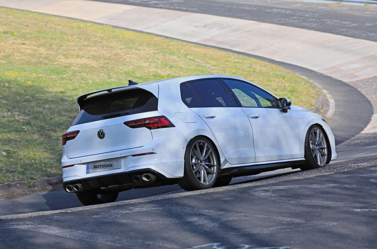 2020 Volkswagen Golf R prototype at Nurburgring 2020 Volkswagen Golf R prototype at Nurburgring