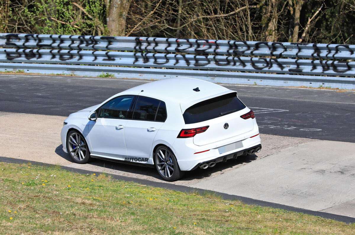 2020 Volkswagen Golf R prototype at Nurburgring 2020 Volkswagen Golf R prototype at Nurburgring