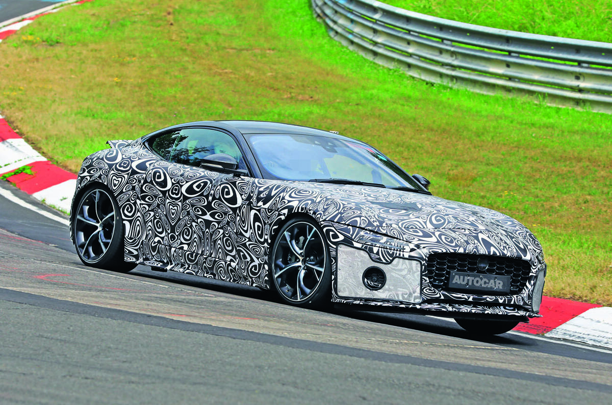 2020 Jaguar F-Type prototype at Nurburgring