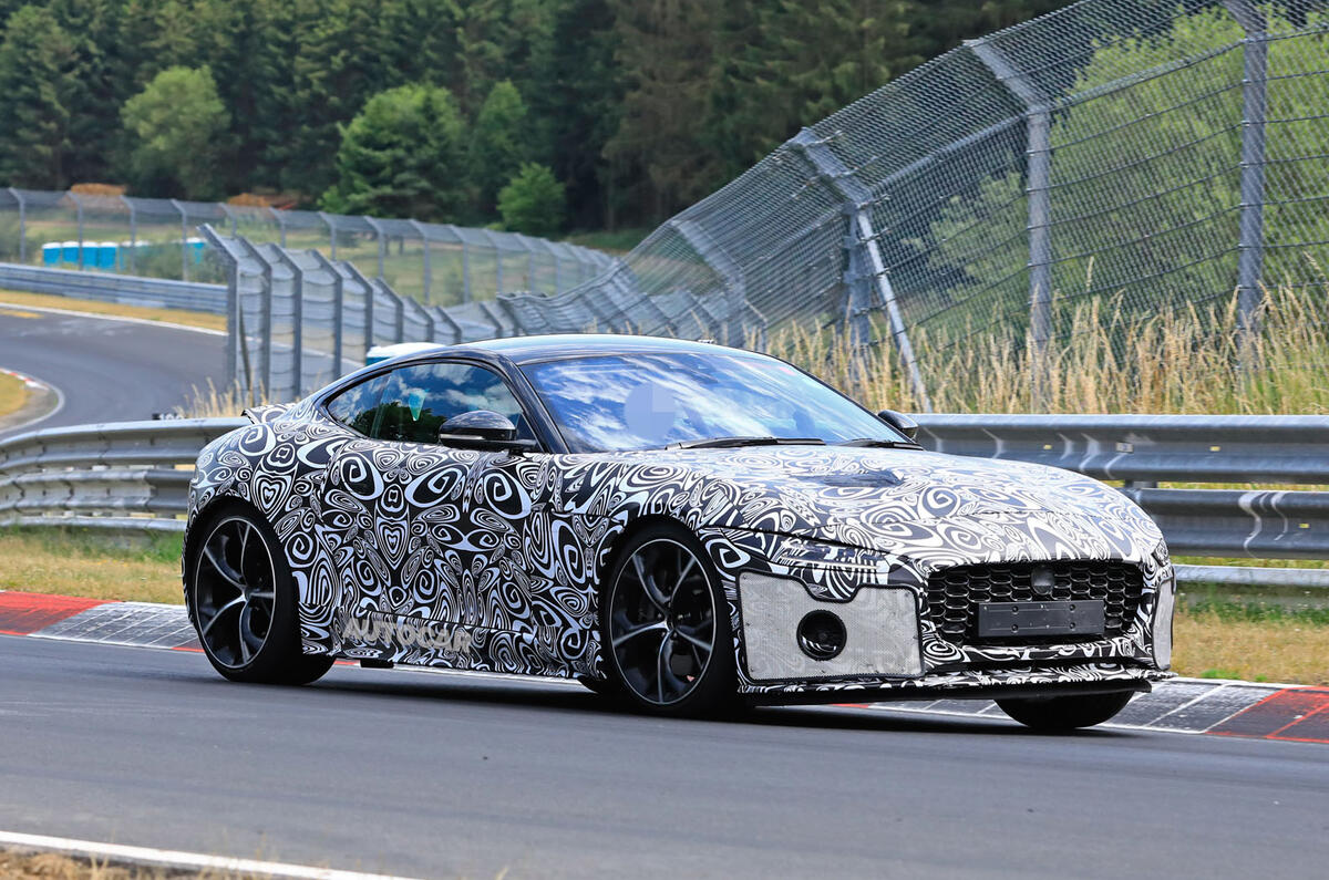 2020 Jaguar F-Type prototype at Nurburgring