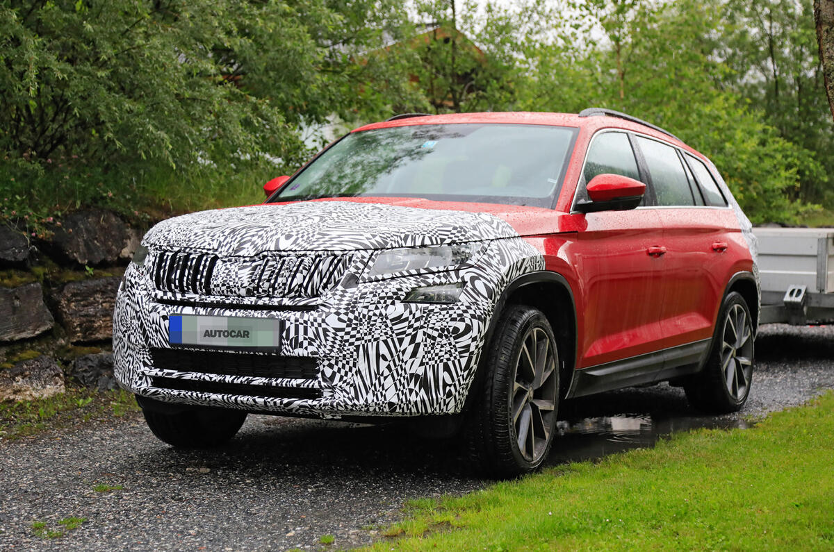 2021 Skoda Kodiaq vRS prototype - front