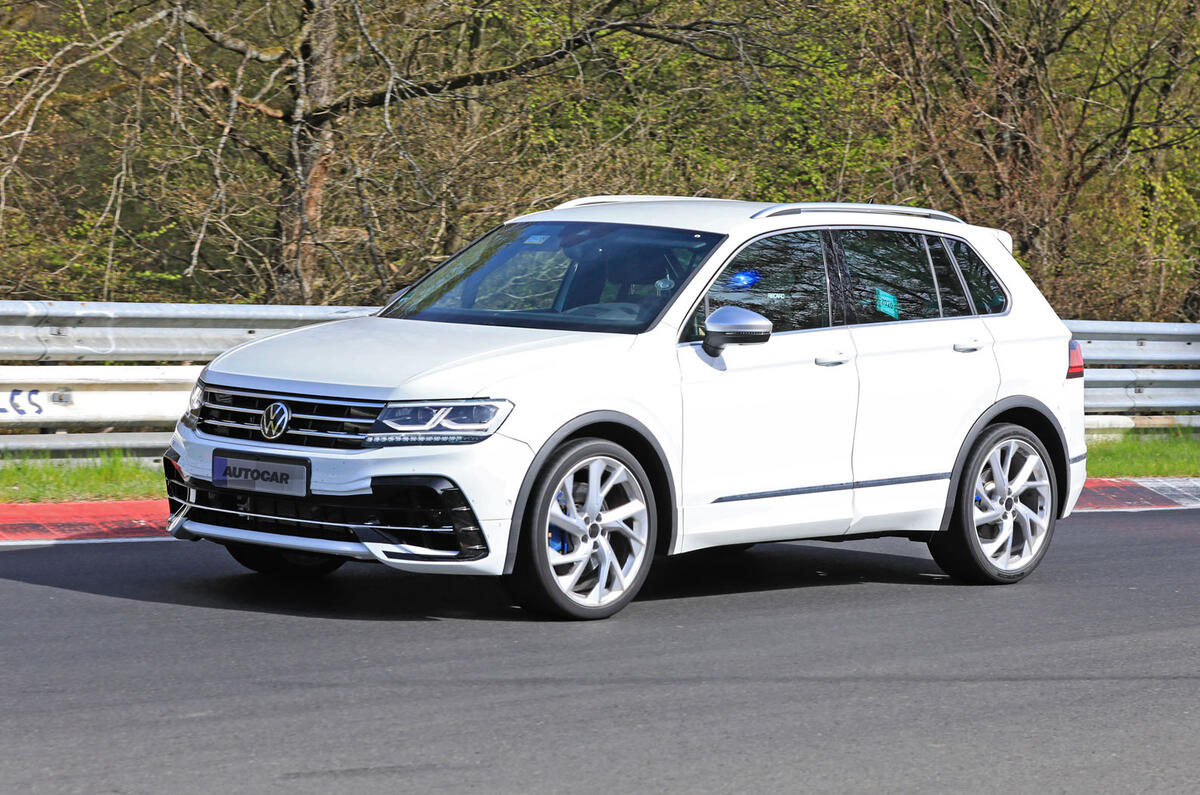 2020 Volkswagen Tiguan R prototype at the Nurburgring