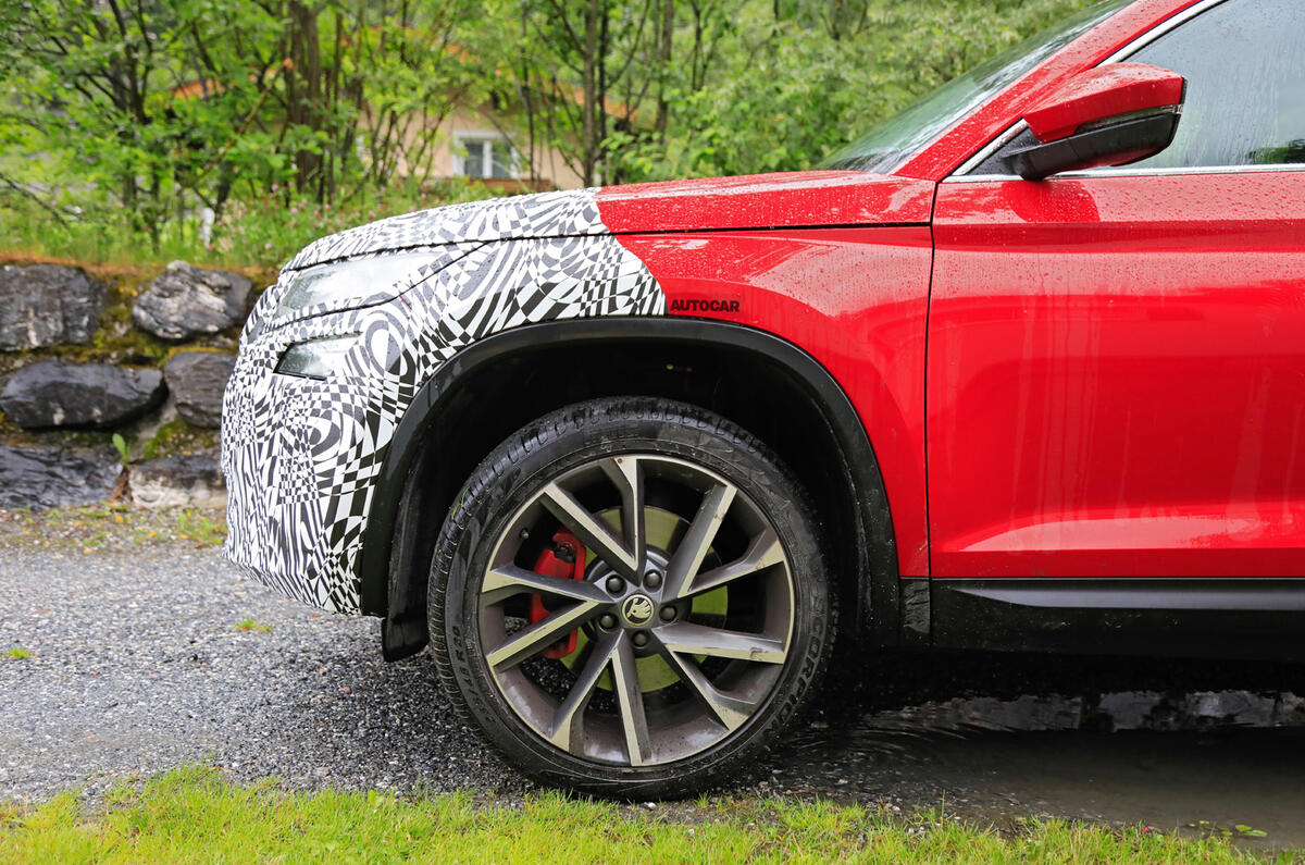 2021 Skoda Kodiaq vRS prototype - wheel 2021 Skoda Kodiaq vRS prototype - wheel