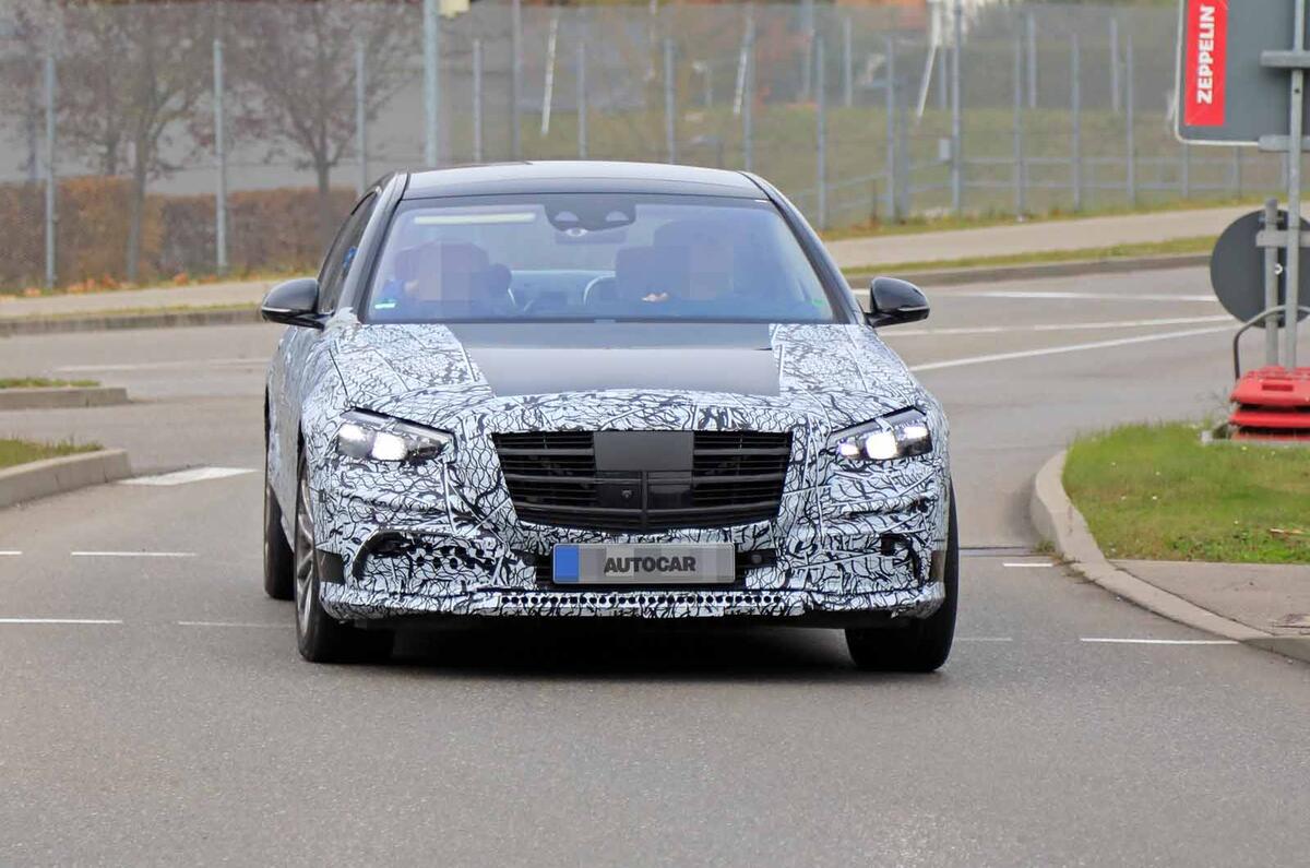 Mercedes S-Class spyshots new front