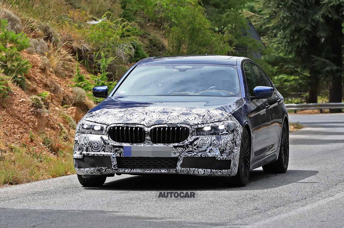 2021 BMW 5 Series saloon prototype - front