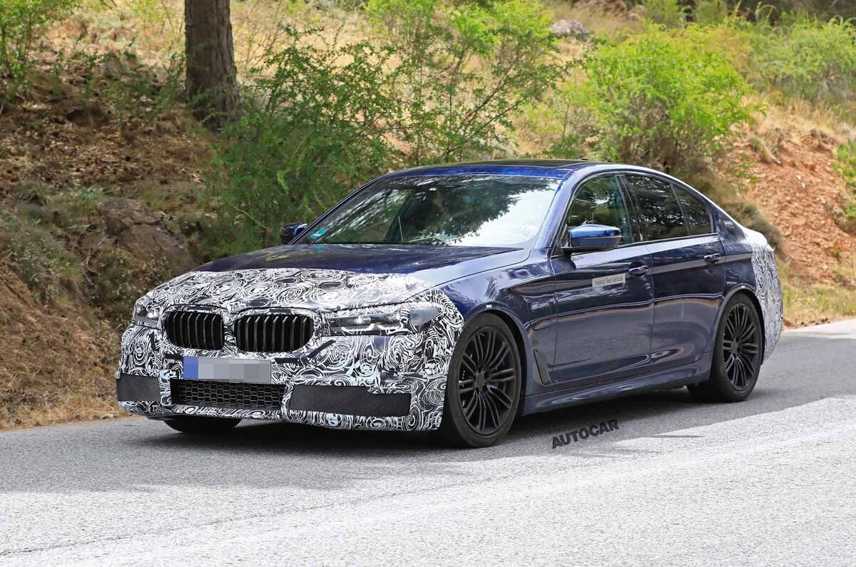 2021 BMW 5 Series saloon prototype - front