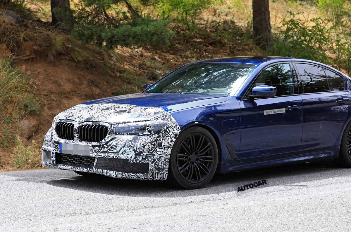 2021 BMW 5 Series saloon prototype - front