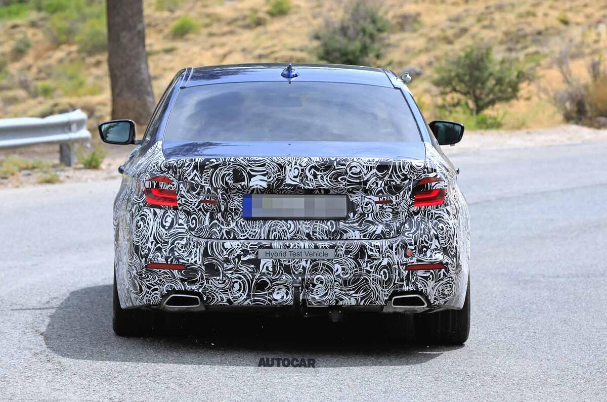 2021 BMW 5 Series saloon prototype - front