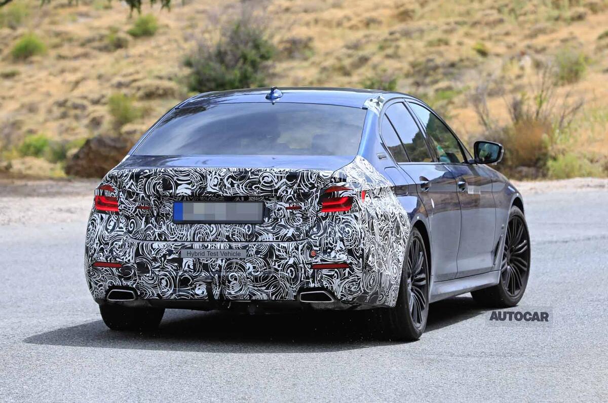 2021 BMW 5 Series saloon prototype - front