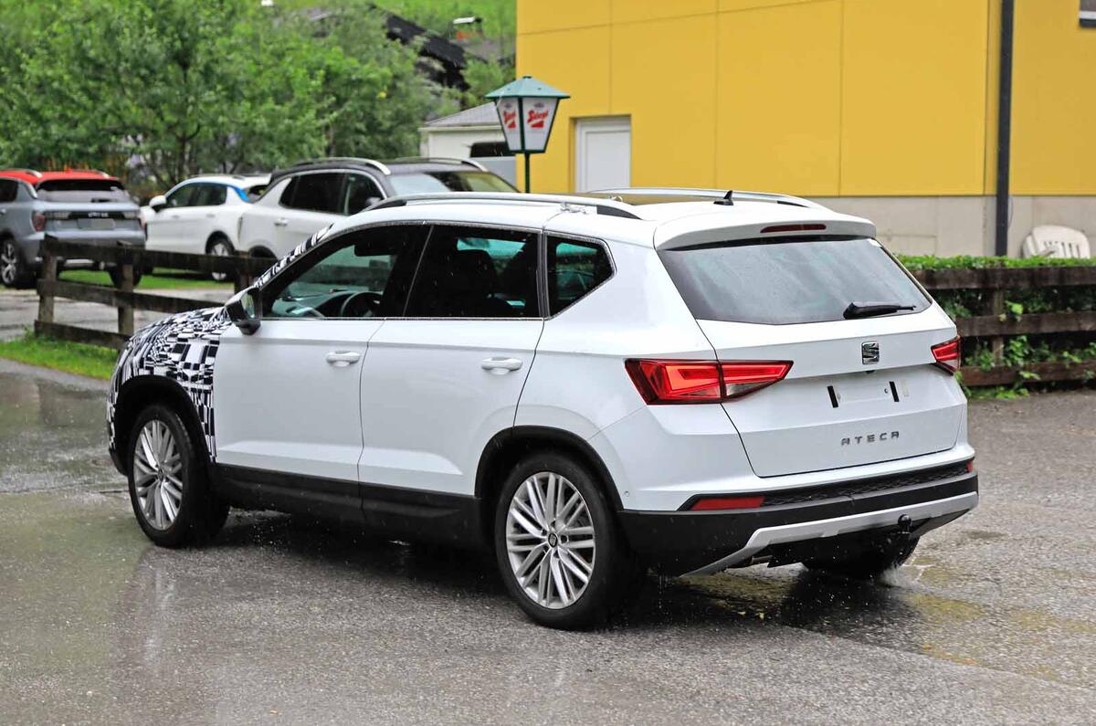 Disguised Seat Ateca on the road