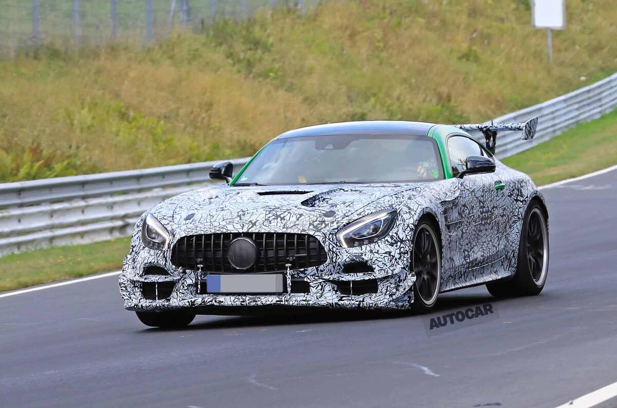 2020 Mercedes-AMG GT Black Series spyshots