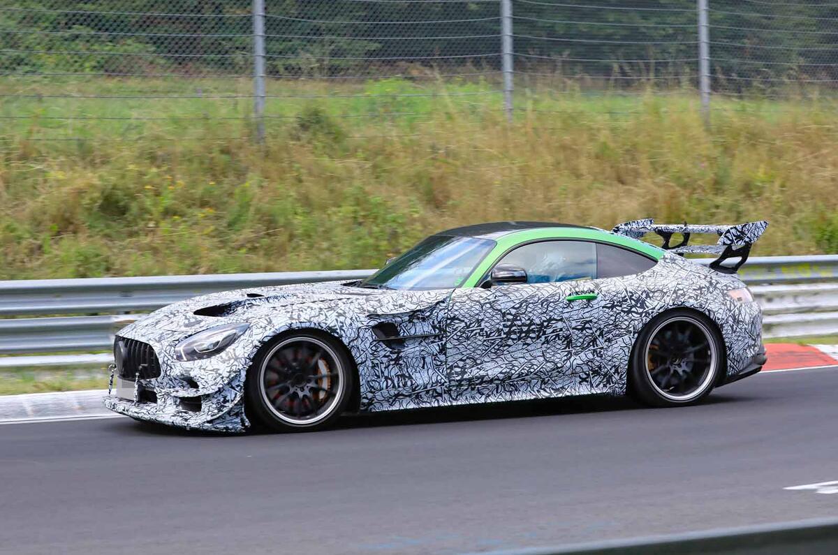 2020 Mercedes-AMG GT Black Series spyshots