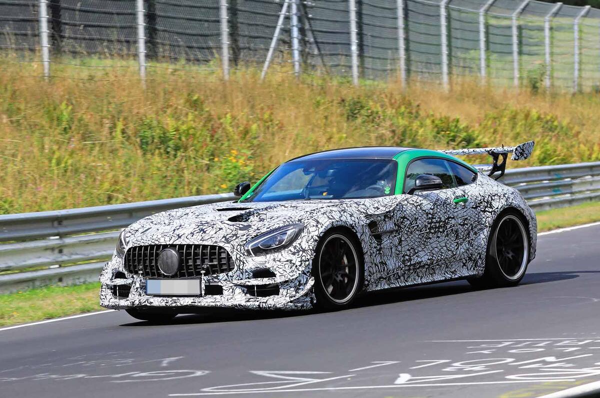 2020 Mercedes-AMG GT Black Series spyshots