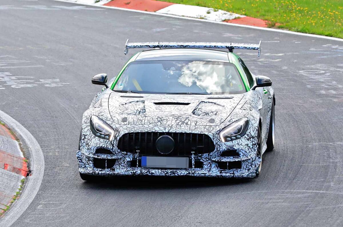 2020 Mercedes-AMG GT Black Series spyshots