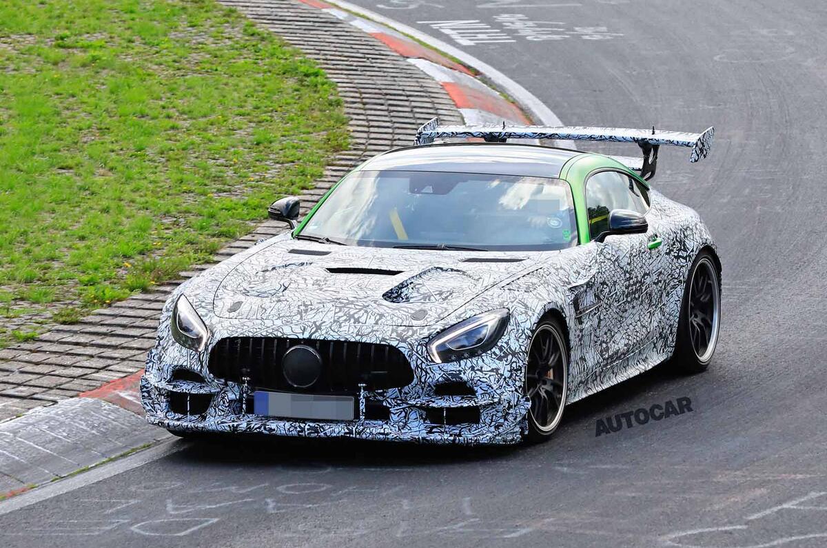 2020 Mercedes-AMG GT Black Series spyshots