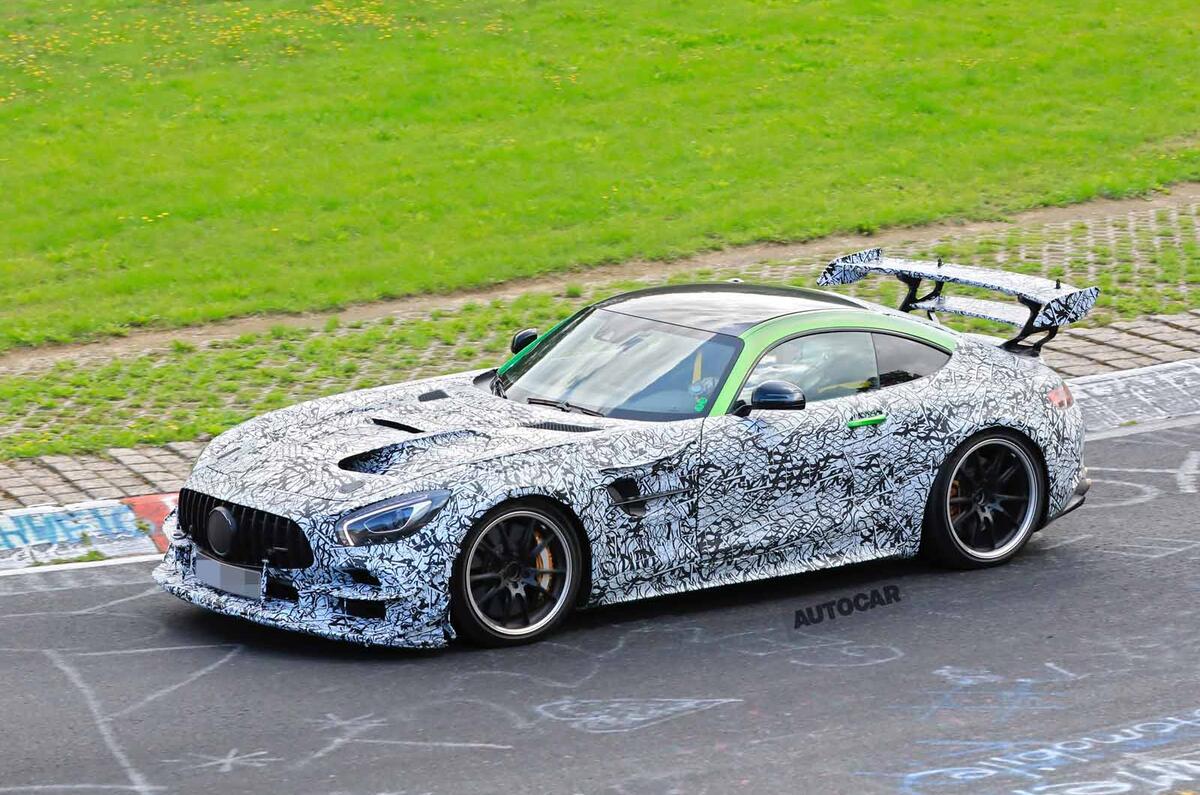 2020 Mercedes-AMG GT Black Series spyshots