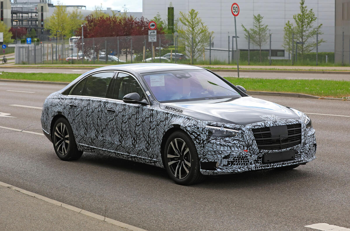 2021 Mercedes-Benz S-Class prototype spy shot 2021 Mercedes-Benz S-Class prototype spy shot