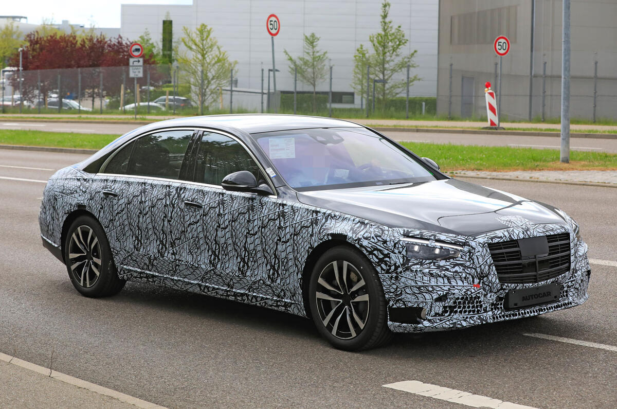 2021 Mercedes-Benz S-Class prototype spy shot 2021 Mercedes-Benz S-Class prototype spy shot