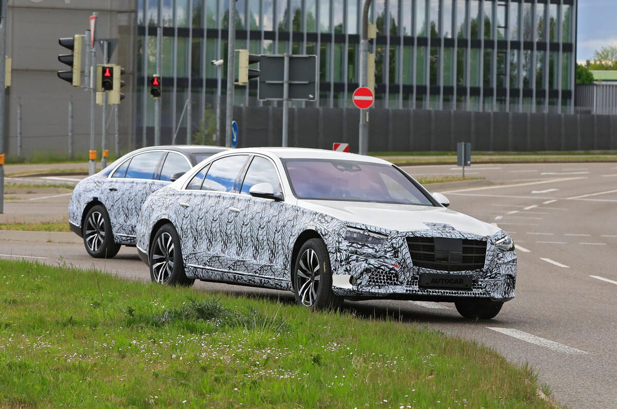 2021 Mercedes-Benz S-Class prototype spy shot 2021 Mercedes-Benz S-Class prototype spy shot