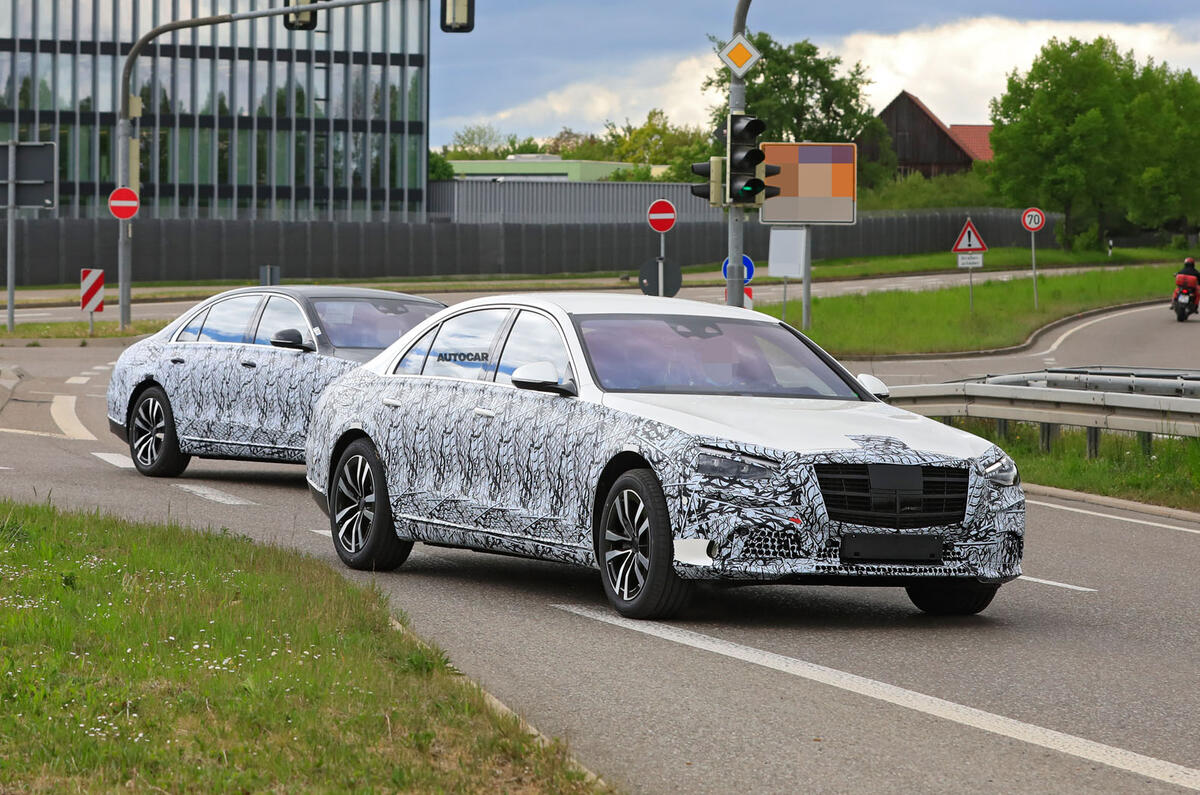 2021 Mercedes-Benz S-Class prototype spy shot 2021 Mercedes-Benz S-Class prototype spy shot
