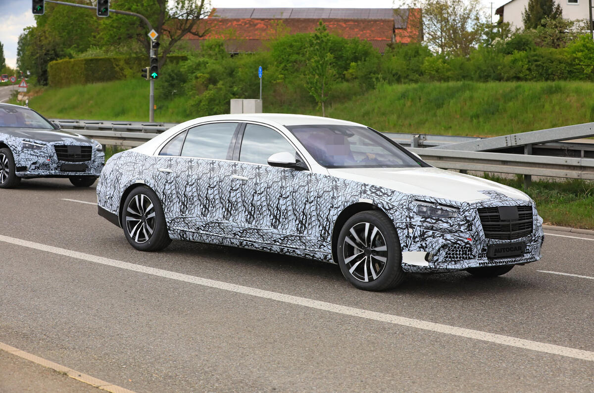 2021 Mercedes-Benz S-Class prototype spy shot 2021 Mercedes-Benz S-Class prototype spy shot