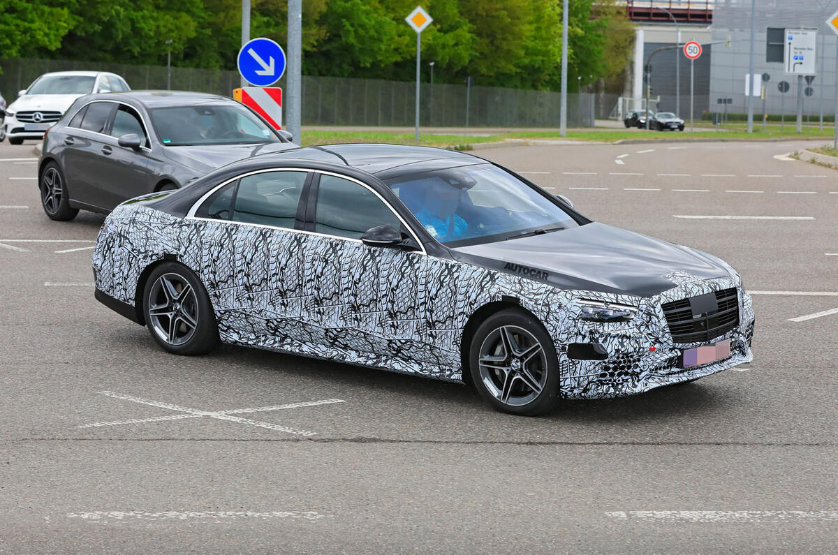 2021 Mercedes-Benz S-Class prototype spy shot 2021 Mercedes-Benz S-Class prototype spy shot