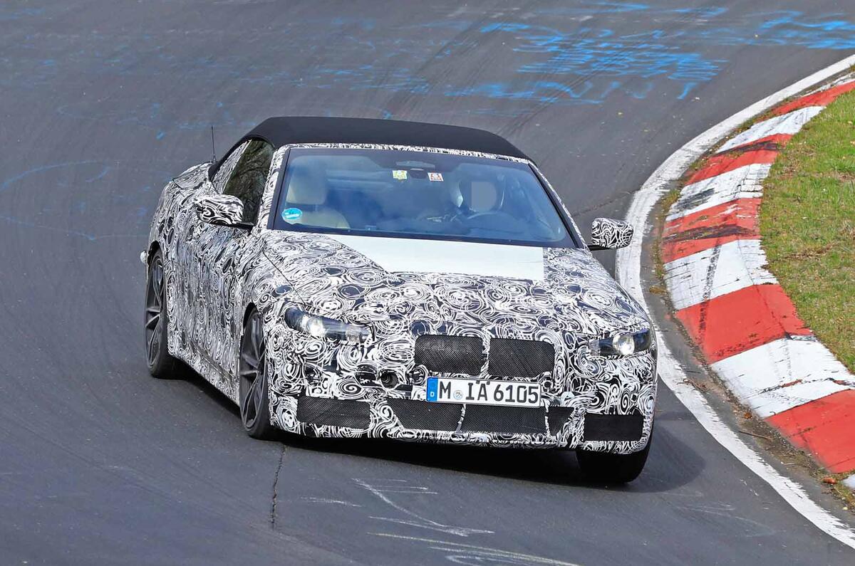 BMW 4 Series Convertible spyshot