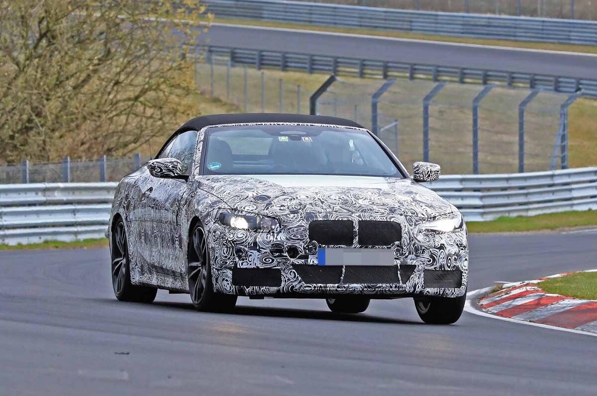 BMW 4 Series Convertible spyshot