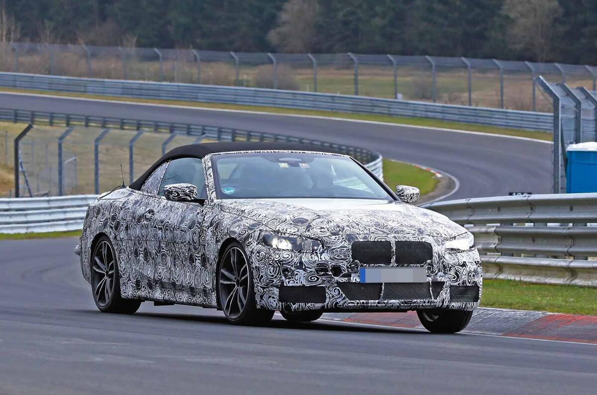 BMW 4 Series Convertible spyshot