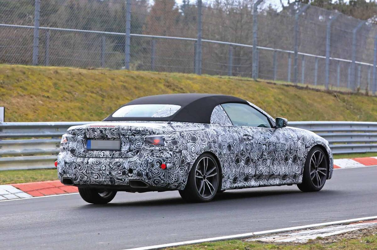 BMW 4 Series Convertible spyshot