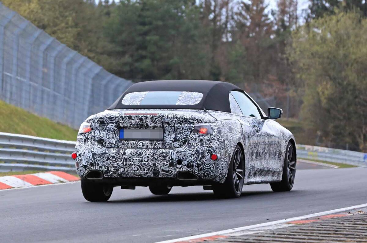 BMW 4 Series Convertible spyshot