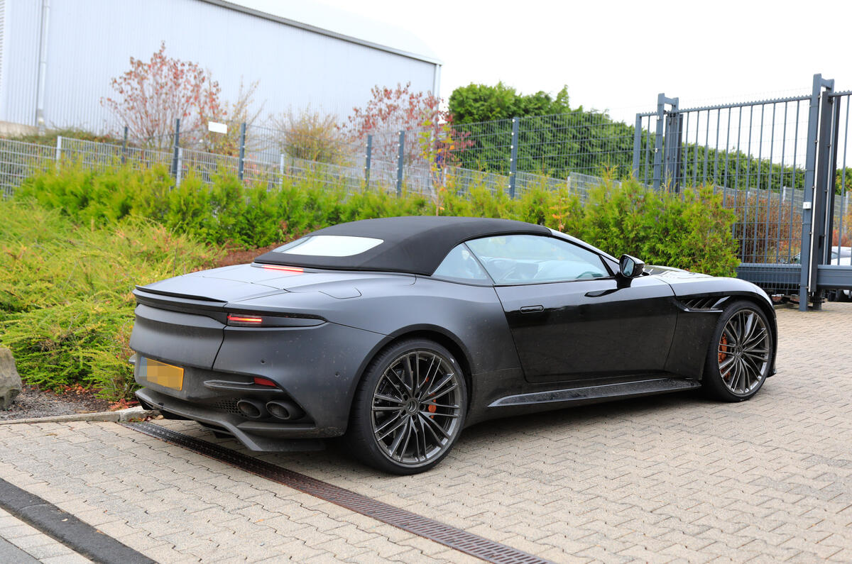 Aston Martin DBS Superleggera Volante side
