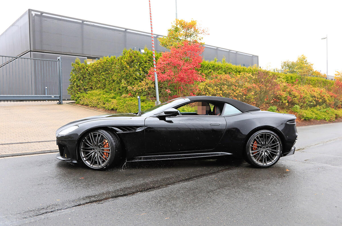Aston Martin DBS Superleggera Volante side