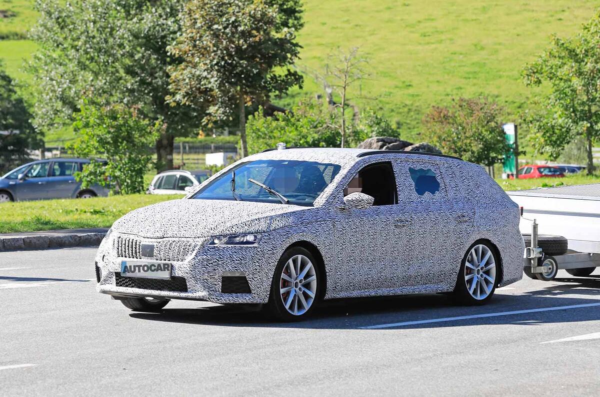Skoda Octavia vRS testing