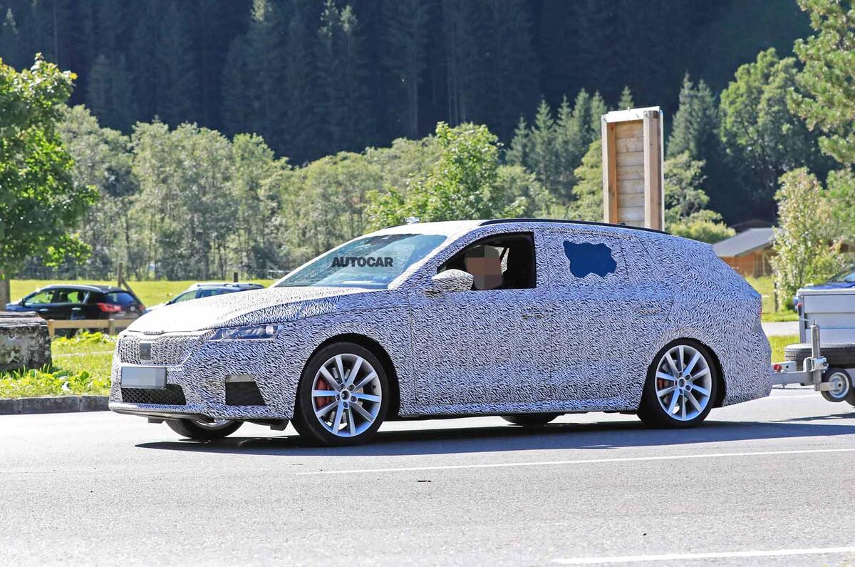 Skoda Octavia vRS testing