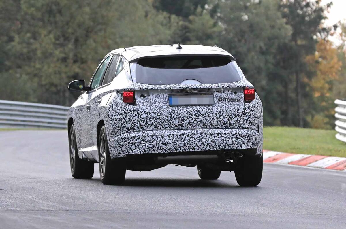 New Hyundai Tucson spied
