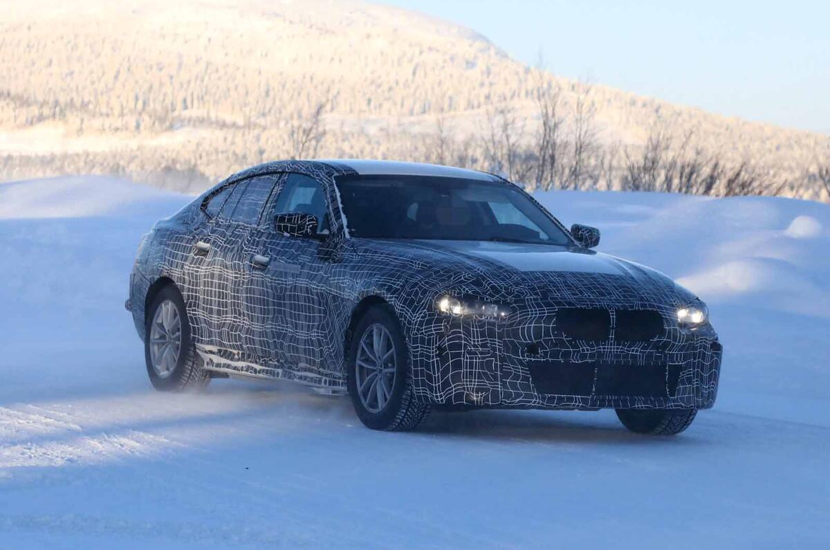 BMW i4 winter testing