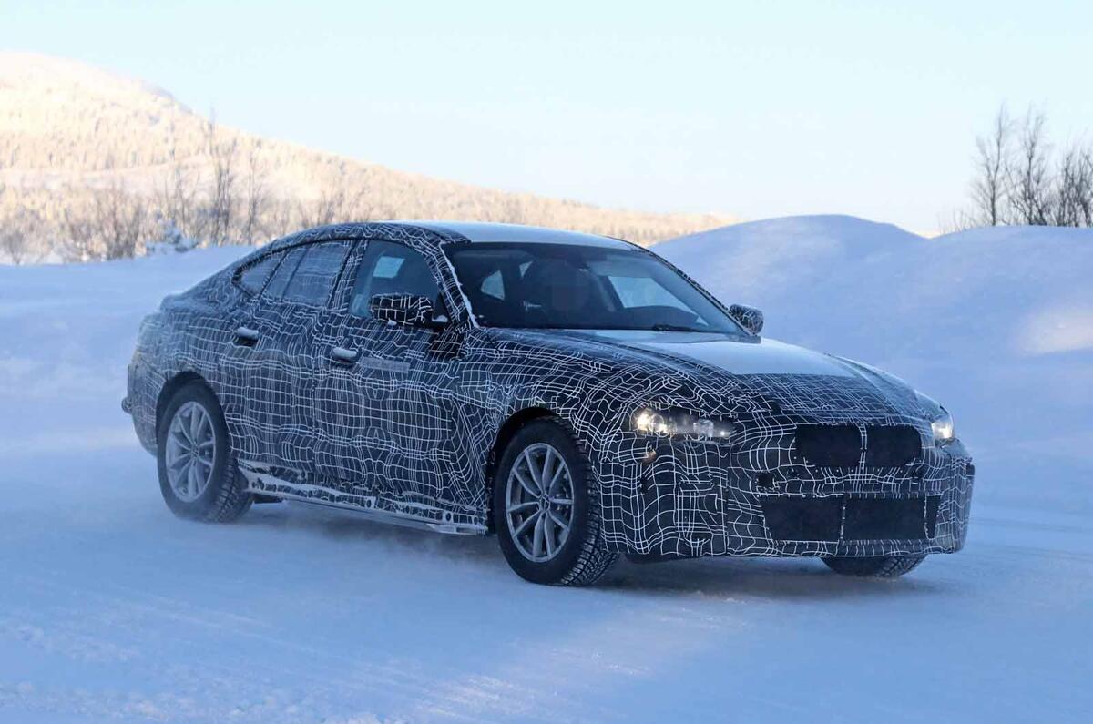 BMW i4 winter testing