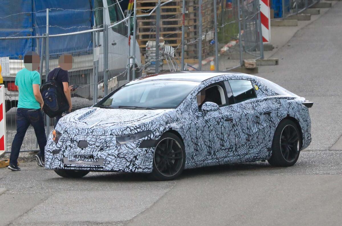2021 Mercedes-Benz EQ S prototype spotted
