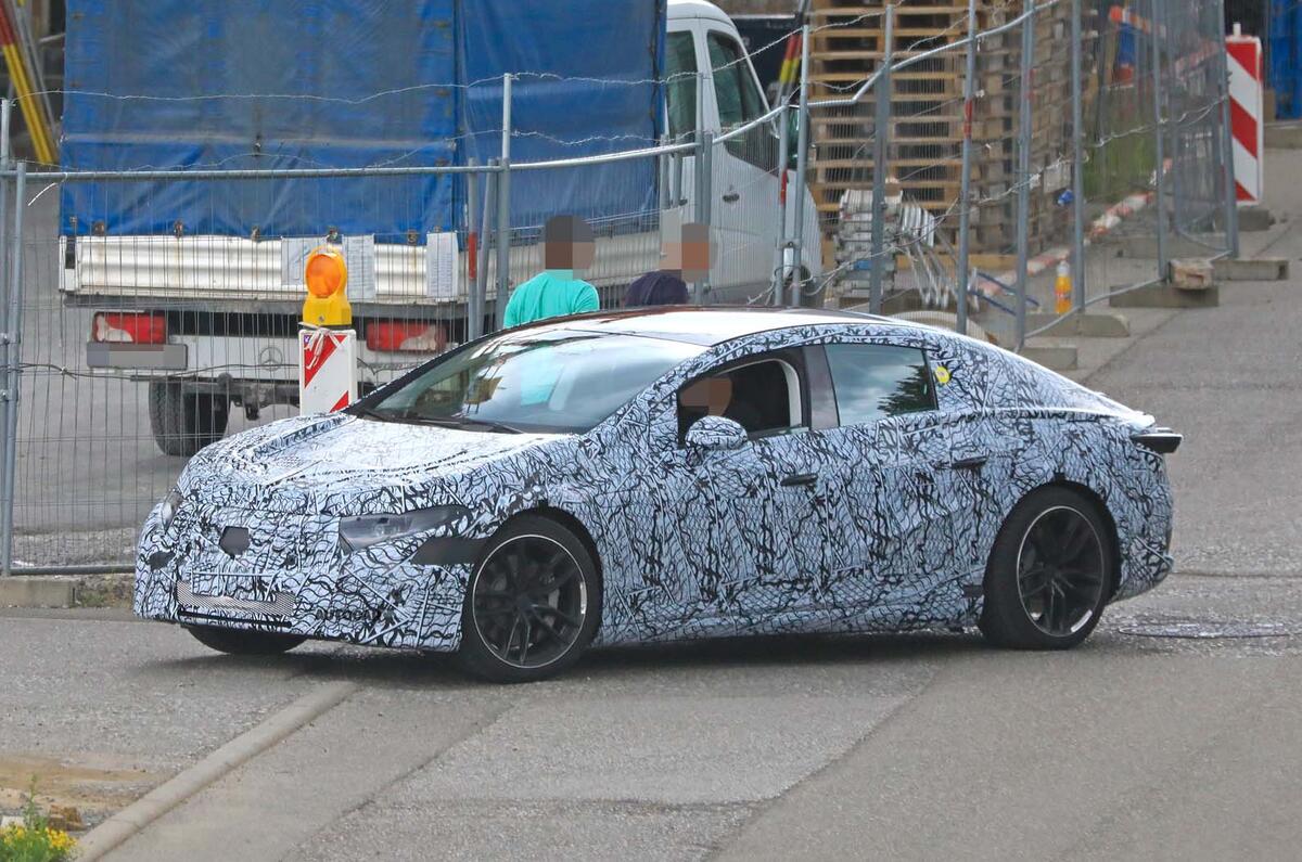 2021 Mercedes-Benz EQ S prototype spotted