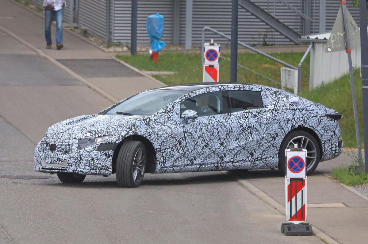 2021 Mercedes-Benz EQ S prototype spotted