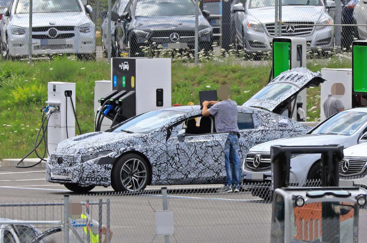 2021 Mercedes-Benz EQ S prototype spotted