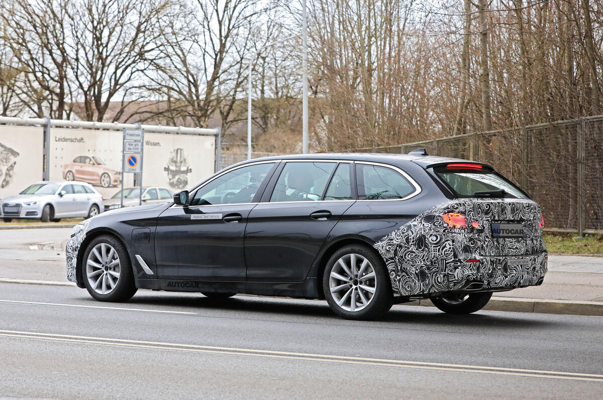 2021 BMW 5 Series Touring prototype - side