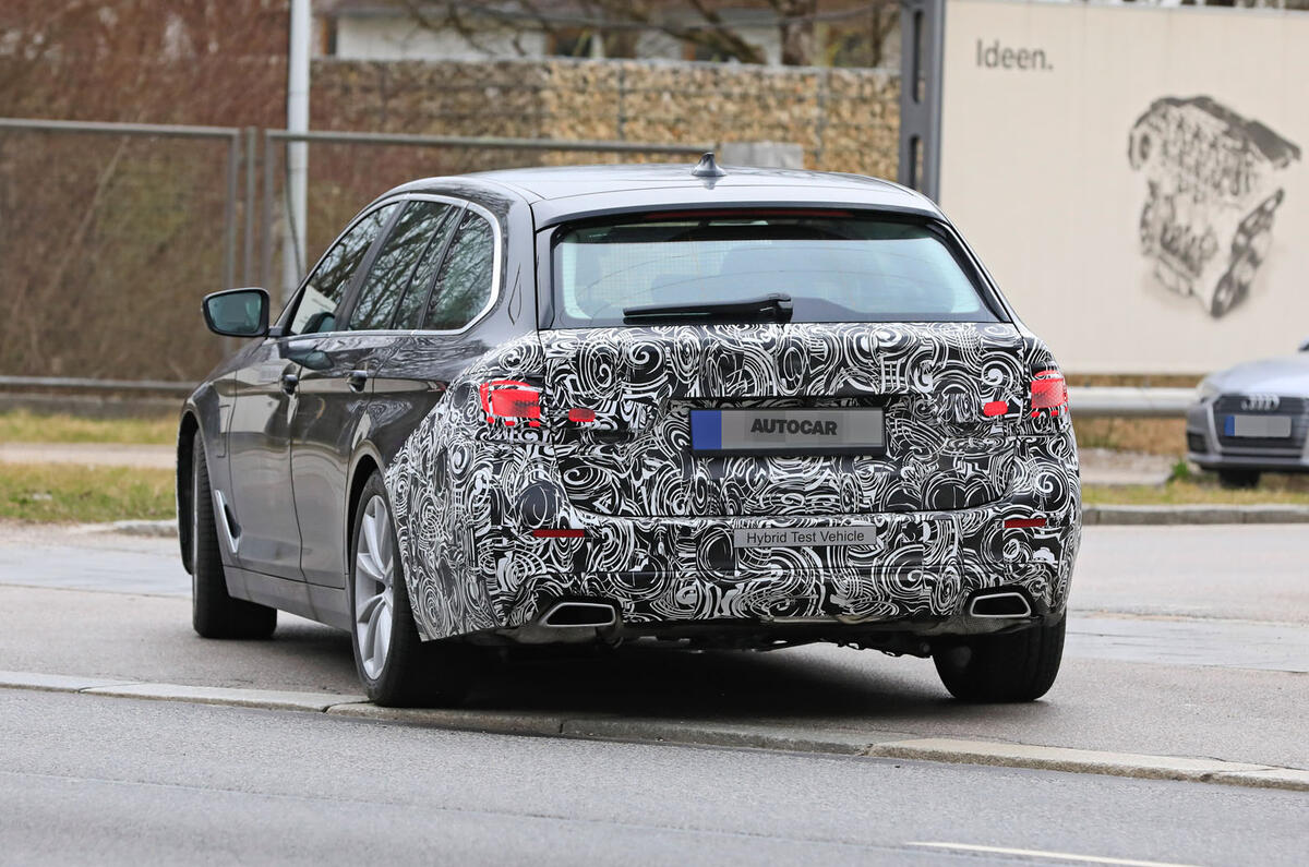 2021 BMW 5 Series Touring prototype - rear