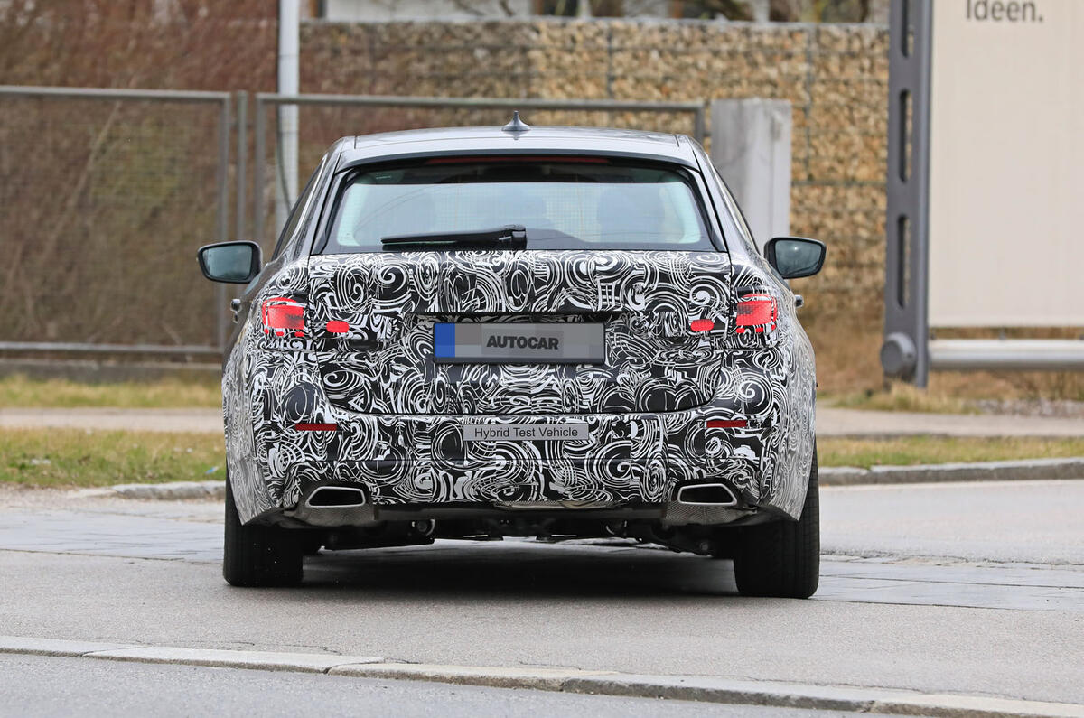 2021 BMW 5 Series Touring prototype - rear