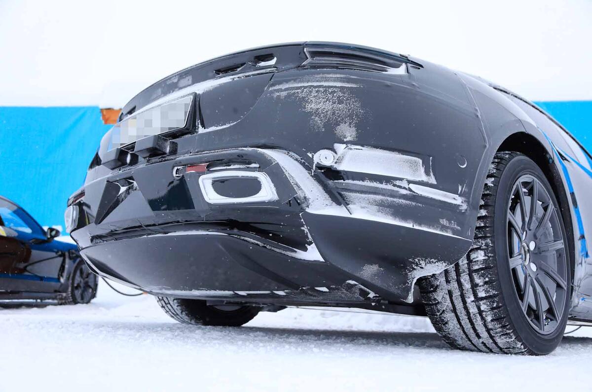 Porsche Taycan spies winter testing